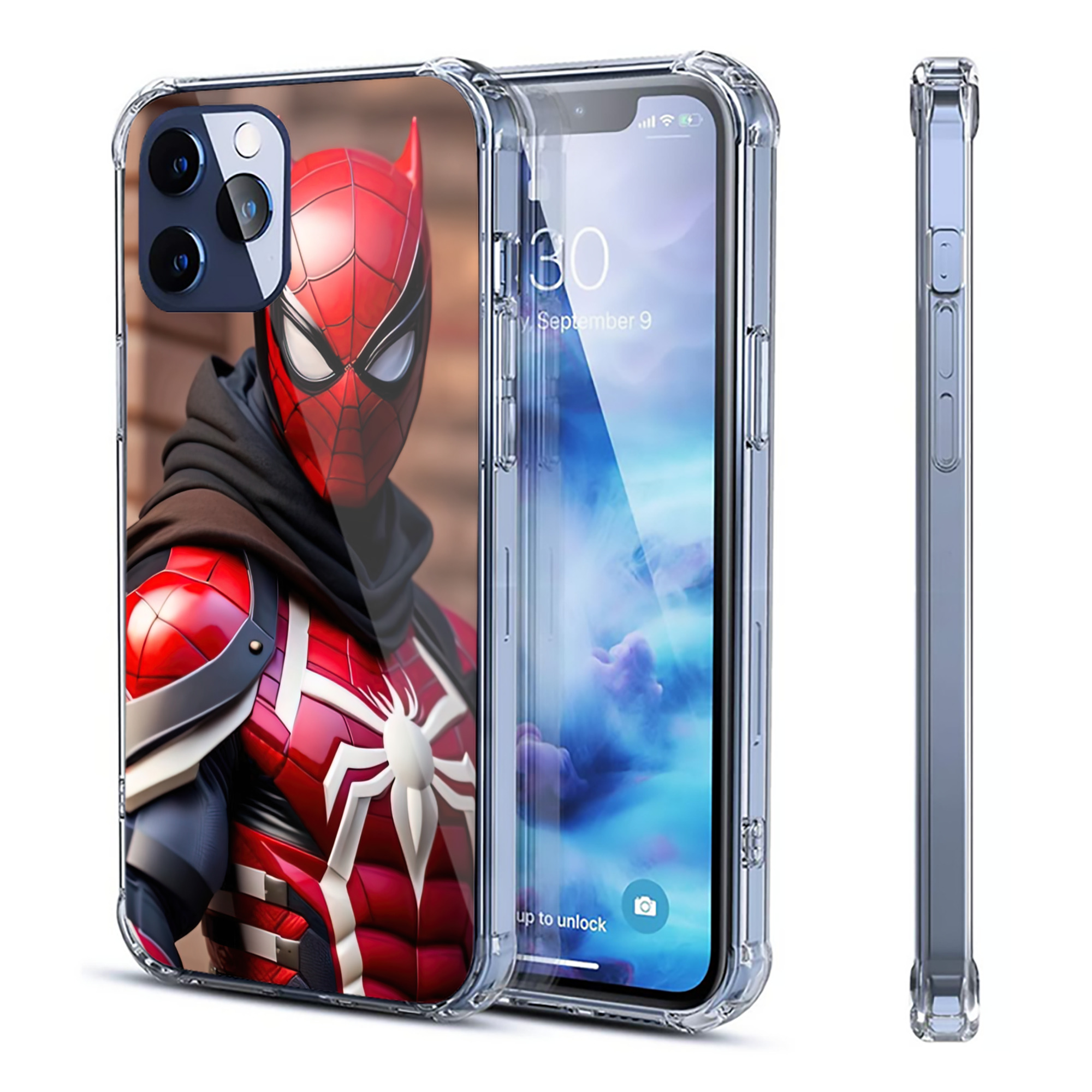 （画像用） Deadpool デッドプール 【iPhone 12シリーズ対応】透明スマホケース（クリアソフトケース）